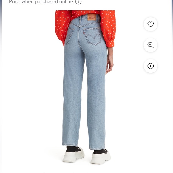 Levi’s High Waisted Straight Jeans - Picture 2 of 11